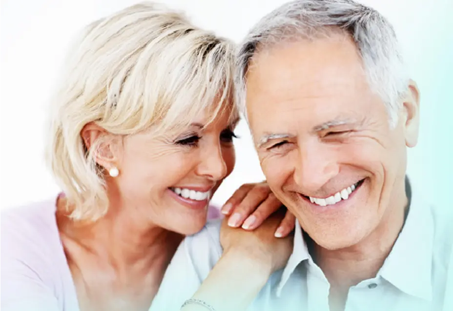Dentitox Pro healthy smile of elderly couple